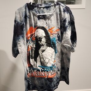 Aaliyah Graphic Tie-Dye Short Sleeve Tee